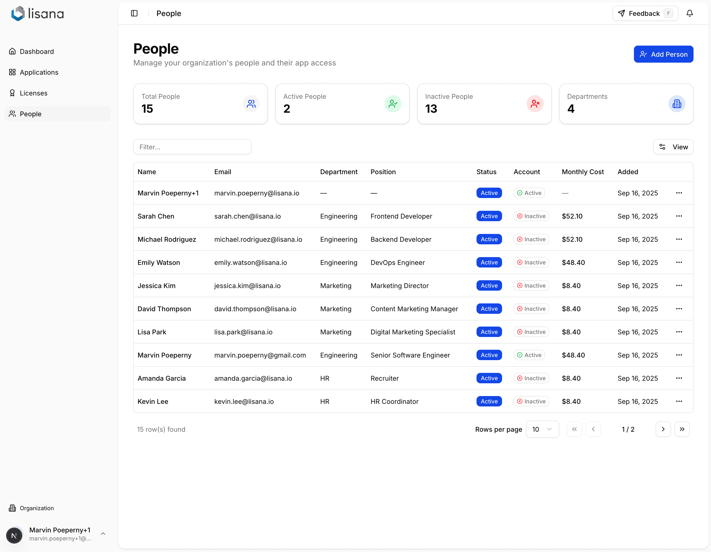 Team & User Management